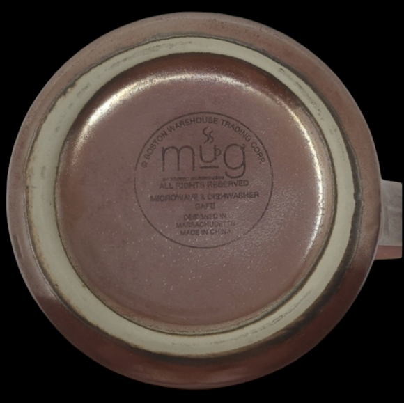 BOSTON WAREHOUSE TRADING CORP. STONEWARE MUG  COFFEE MUG/CUP - Picture 8 of 9